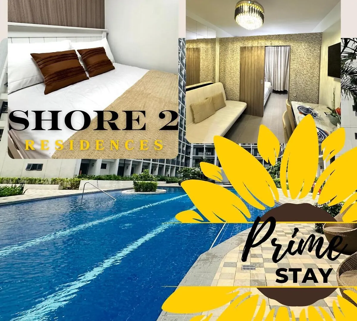 Shore 2 Residences Room 1925 Walk Away From Sm Mall Of Asia, Ikea, Smx And Close To Manila Ocean Park & Picc Philippines